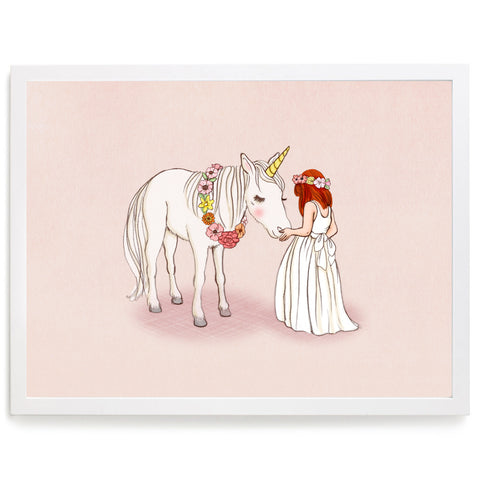 Hello Unicorn Print, Belle and Boo