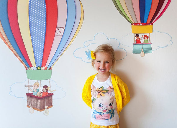 Hot Air Balloons Wall Stickers