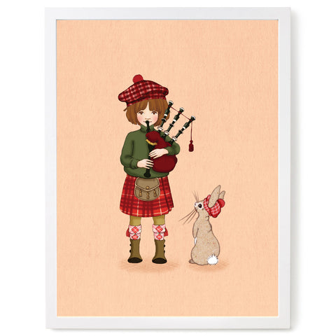 Burns Night Print, Belle and Boo