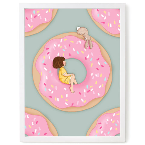 Donut Print by Belle and Boo