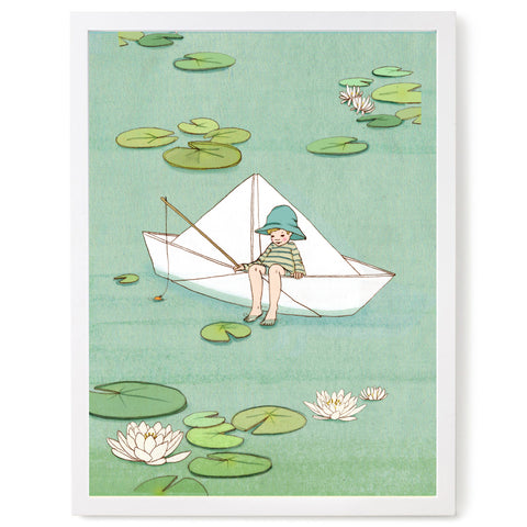 Paperboat Print, Belle and Boo