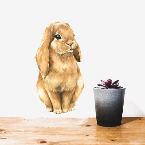 Brown Bunny Wall Decal