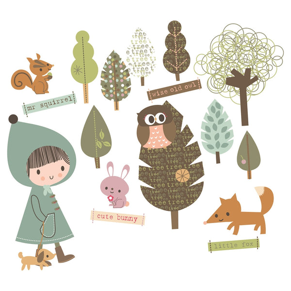 Cute Forest Wall Stickers
