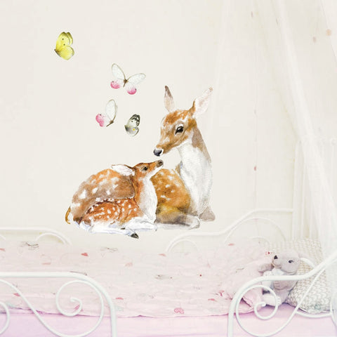 Deer Family Wall Stickers