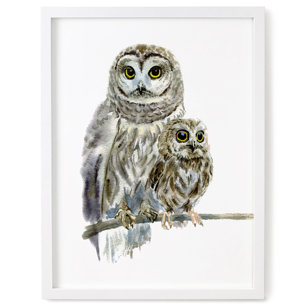 Owls Print