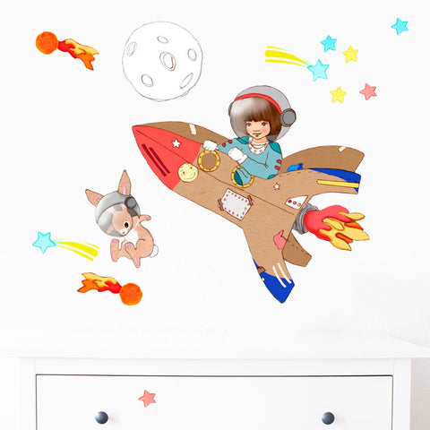 Space Adventure Wall Stickers